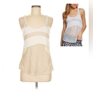 Jala: Cream Tank Top
